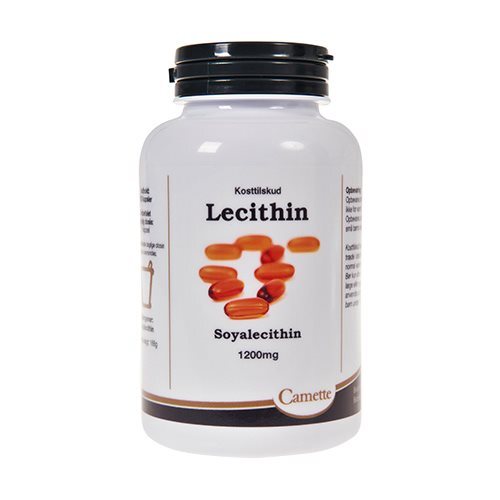 Lecithin 1200 Mg 100 Kapsler