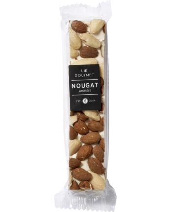 Lie Gourmet Fransk Nougat Med Mandler  100g