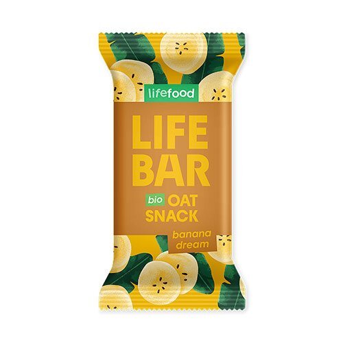 Lifebar Havre Snack Banana Dream økologisk 40 Gram