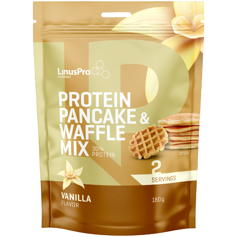 Linuspro Pancake Wafflemix Vanilje 180g