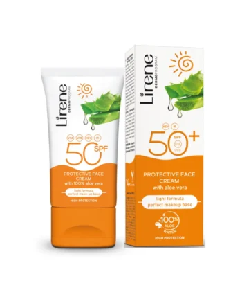 Lirene Solbeskyttende Ansigtsemulsion Med Aloe Vera Spf 50  50ml