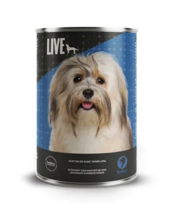 Live Dog Vådfoder Med Kalkun 395 Gram