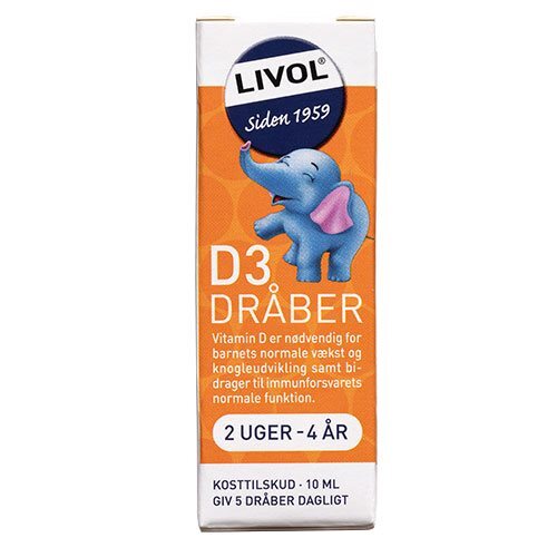 Livol  -dråber Til Børn  10ml