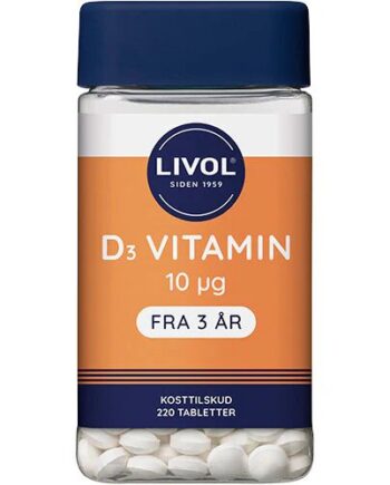 Livol D3-vitamin   220 Tabletter