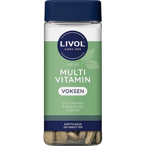 Livol Multivitamin   Urter 150 Tabletter