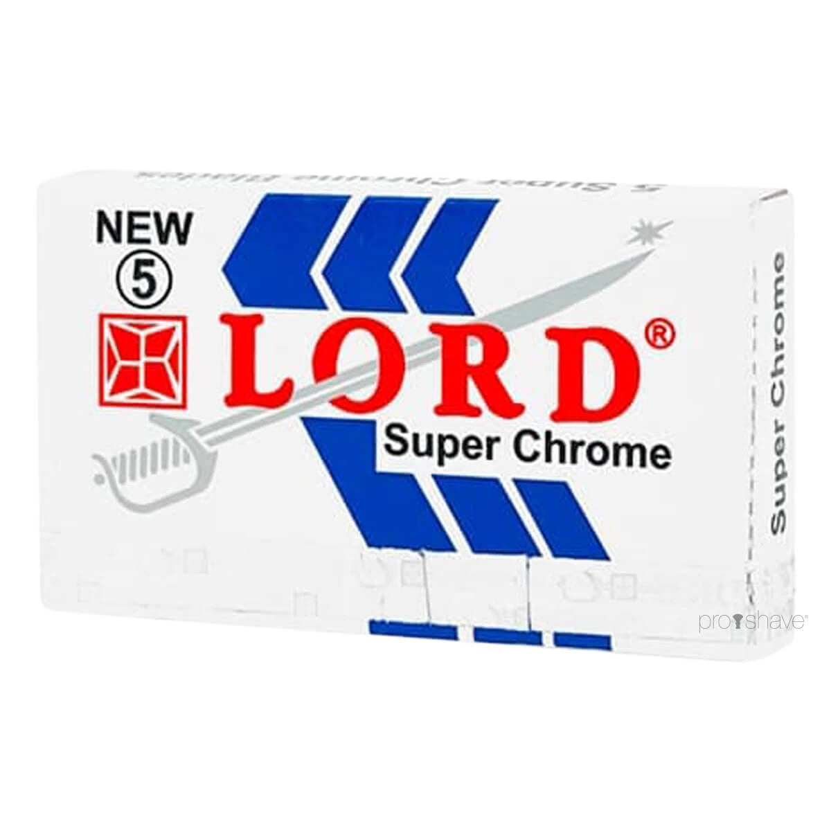 Lord Super Chrome De-barberblade 2x5 Stk 10 Stk