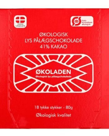 Lys Pålægschokolade 41   18 Stk