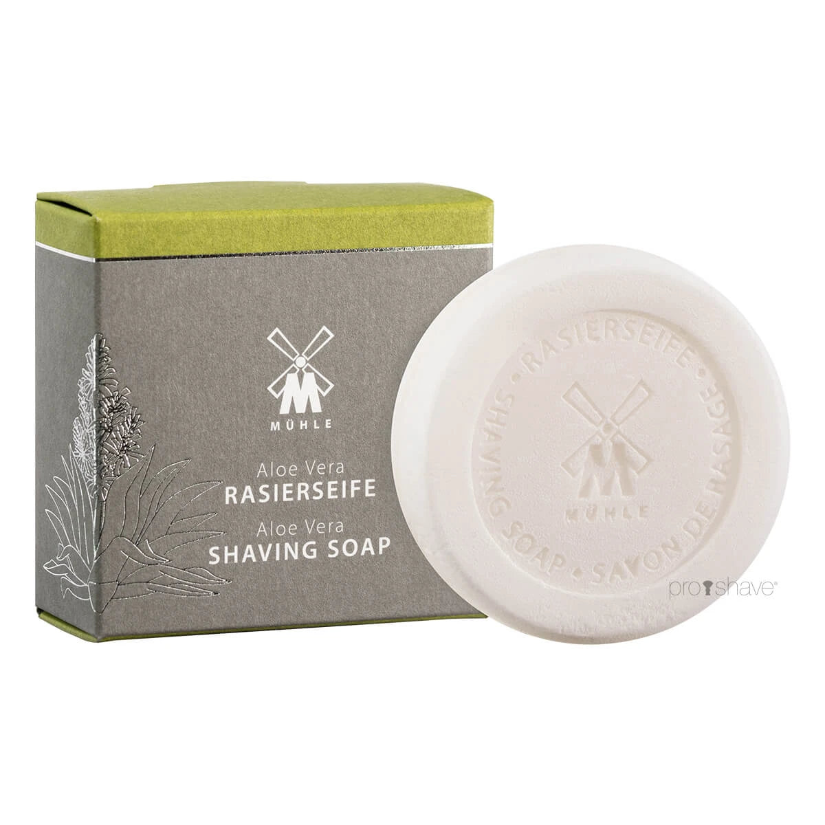 Mühle Shaving Barbersæbe  Aloe Vera  65 Gr