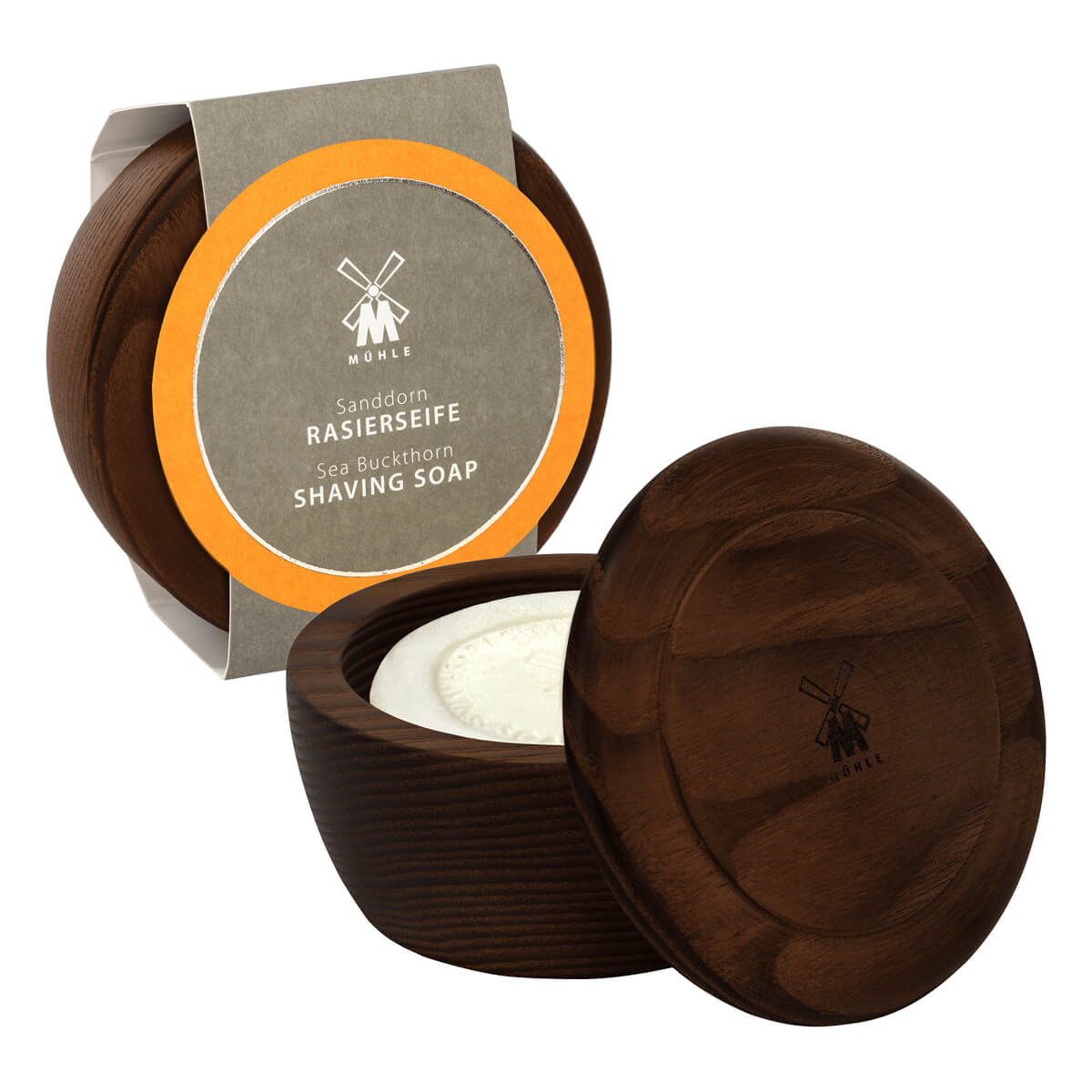 Mühle Shaving Barbersæbe Træskål Havtorn 65 Gr