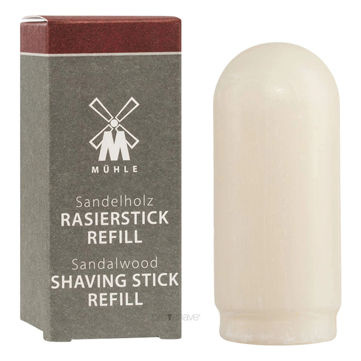 Mühle Shaving Barbersæbe Shavestick Refill Sandeltræ 37 Gr