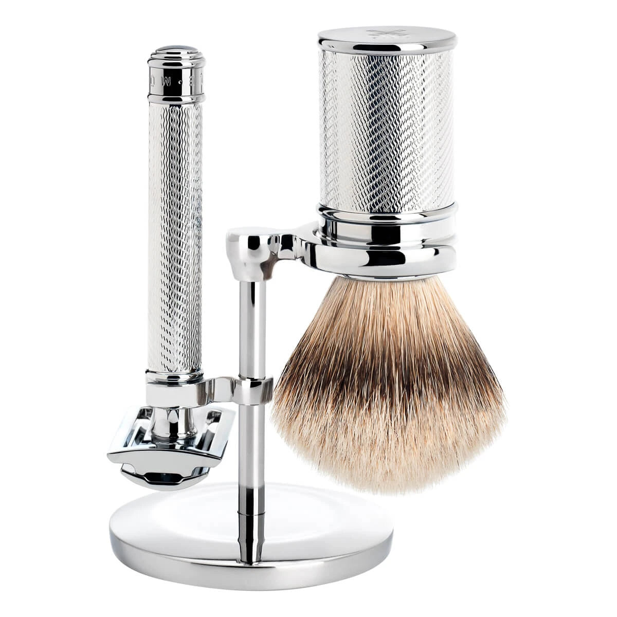 Mühle Shaving Barbersæt Med De-skraber  Barberkost Og Holder  Traditional