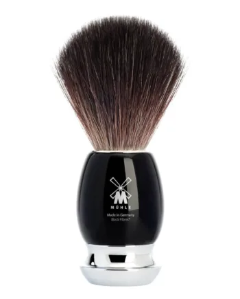 Mühle Shaving Black Fibre Barberkost  21 Mm  Vivo  Sort Kunstharpiks