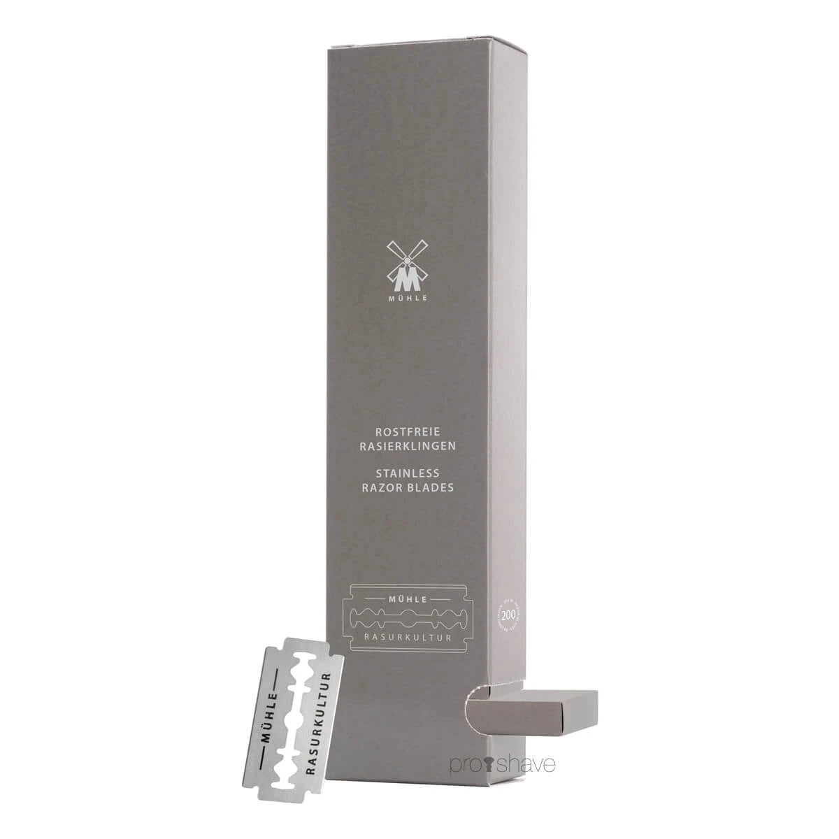 Mühle Shaving De-barberblade Stang 20x10 Stk 200 Stk