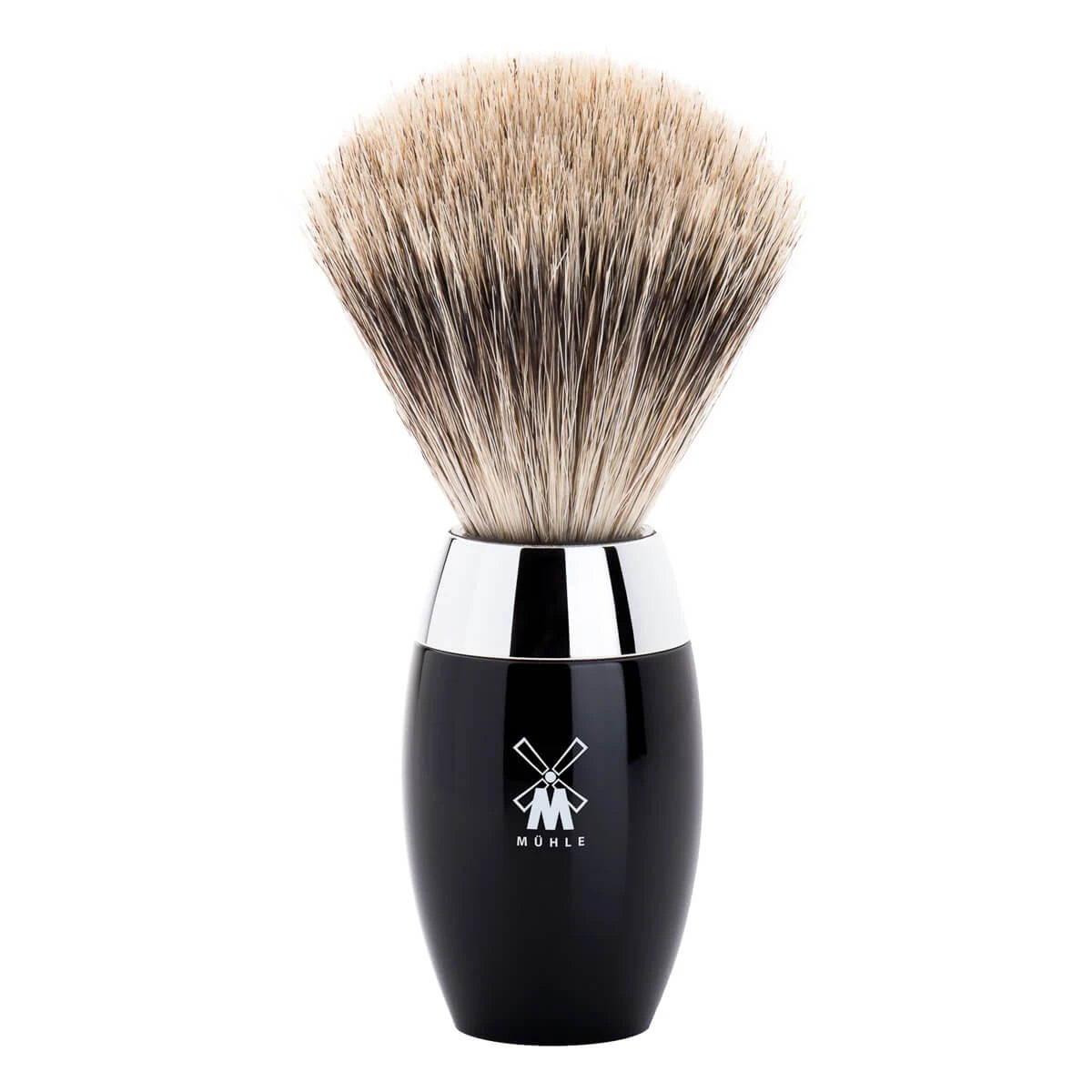 Mühle Shaving Fine Badger Barberkost 21 Mm Kosmo Sort Kunstharpiks