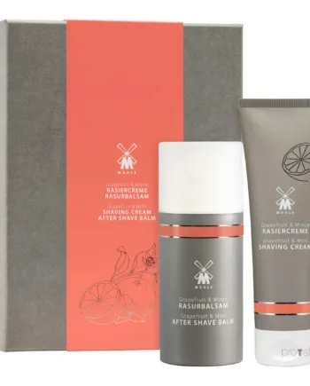 Mühle Shaving Gaveæske Med Barbercreme Og Aftershave Balm  Grapefrugt   Mint