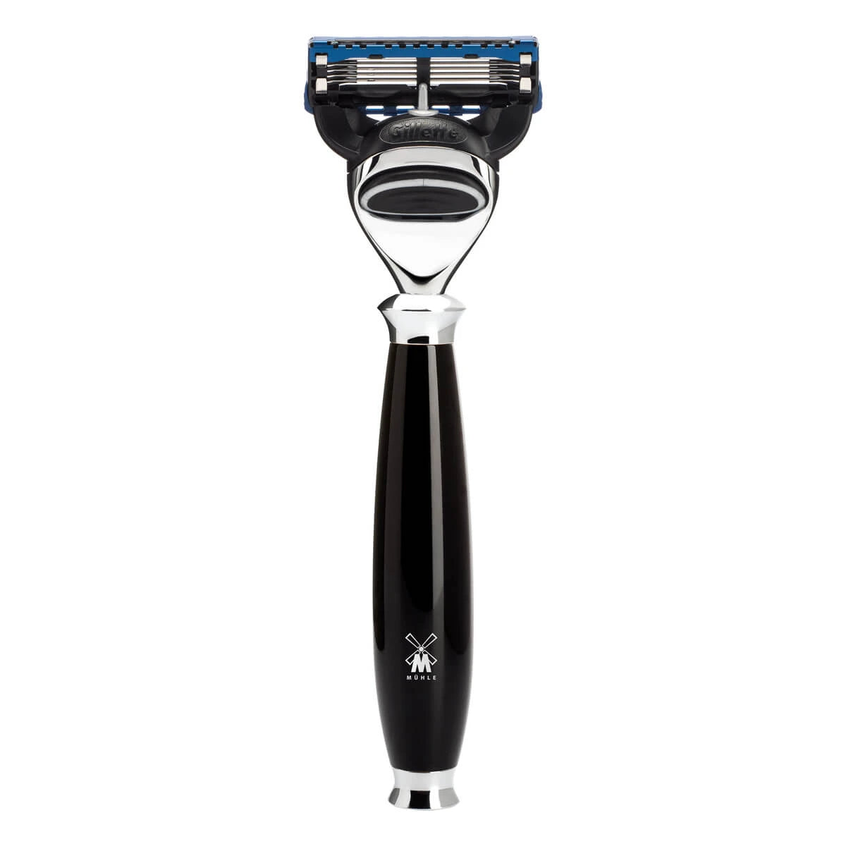 Mühle Shaving Gillette Fusion Skraber  Purist  Sort Kunstharpiks