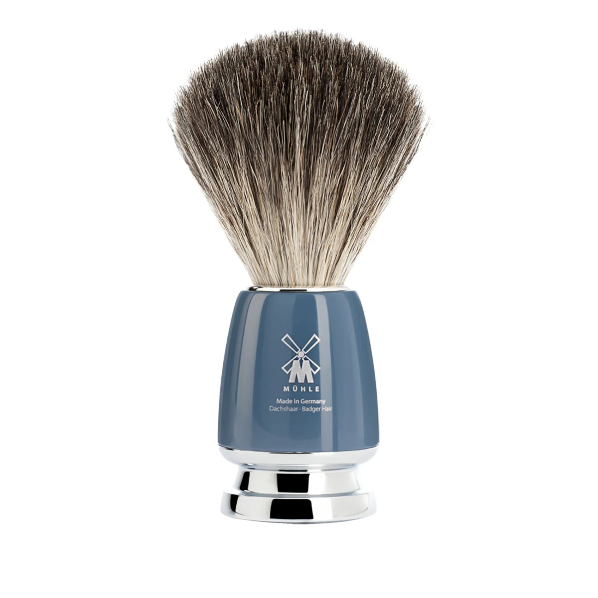 Mühle Shaving Pure Badger Barberkost 21 Mm Rytmo Petroleumsblå