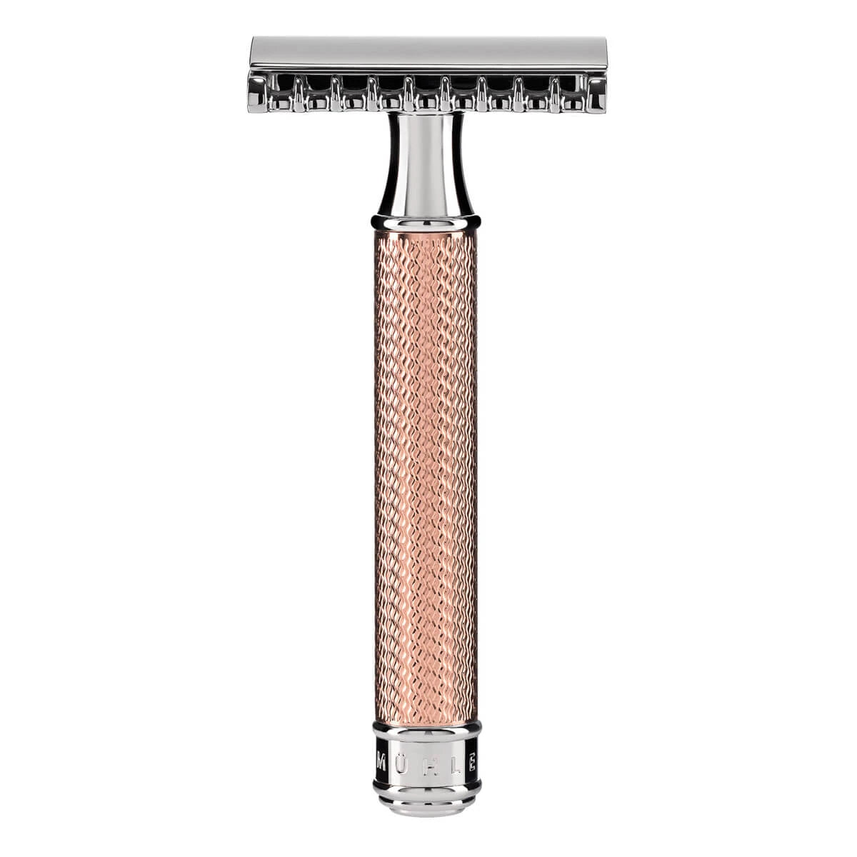 Mühle Shaving R41 De-skraber  Open Comb  Rosegold