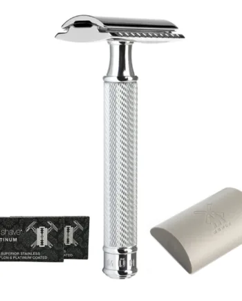 Mühle Shaving Sæt Med   89 Skraber  Klingebeskytter Og 10 Stk  Barberblade