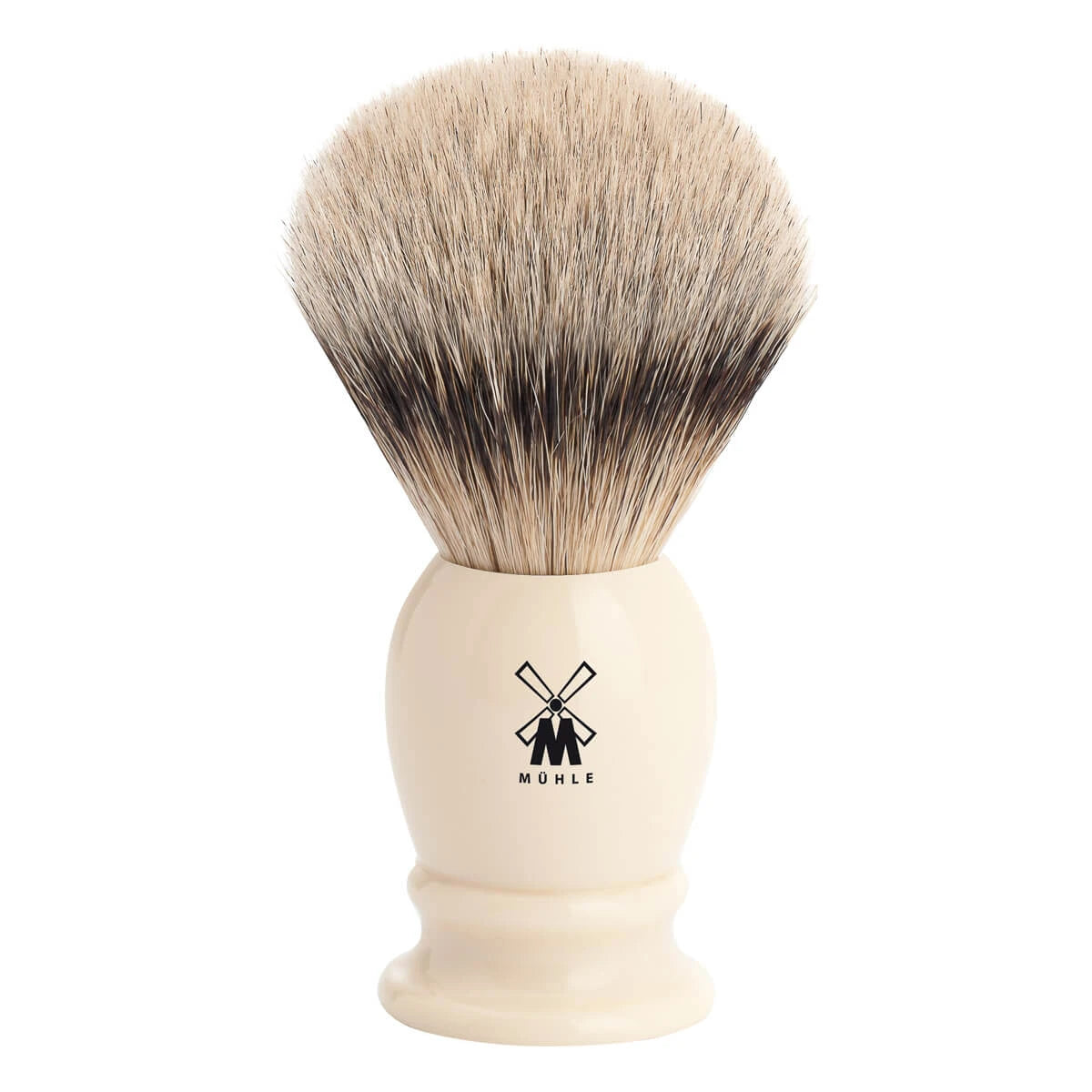 Mühle Shaving Silvertip Barberkost  21 Mm  Classic  Hvid Kunstharpiks