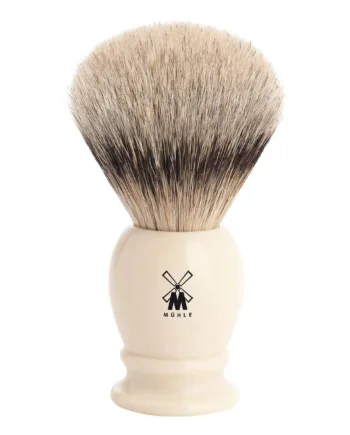 Mühle Shaving Silvertip Barberkost  23 Mm  Classic  Hvid Kunstharpiks