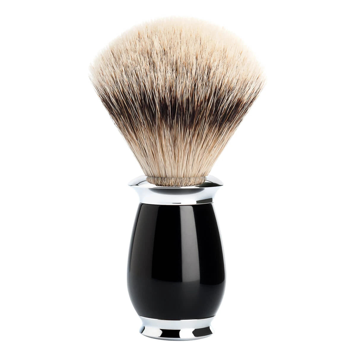Mühle Shaving Silvertip Barberkost  21 Mm  Purist  Sort Kunstharpiks