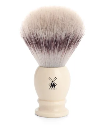 Mühle Shaving Silvertip Fibreâ  Barberkost  25 Mm  Classic  Hvid Kunstharpiks