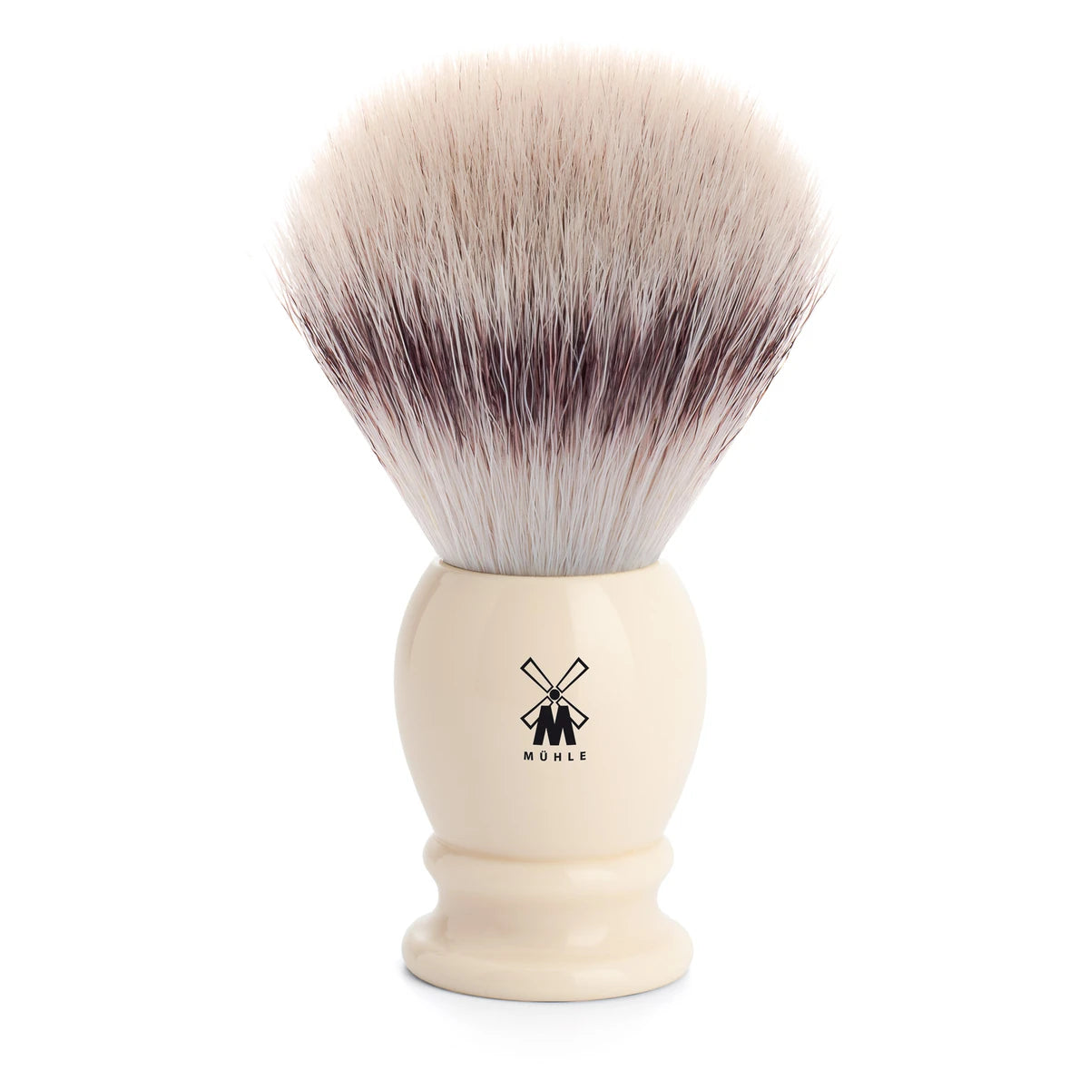Mühle Shaving Silvertip Fibreâ Barberkost 25 Mm Classic Hvid Kunstharpiks