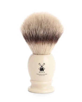 Mühle Shaving Silvertip Fibreâ  Barberkost  23 Mm  Classic  Hvid Kunstharpiks