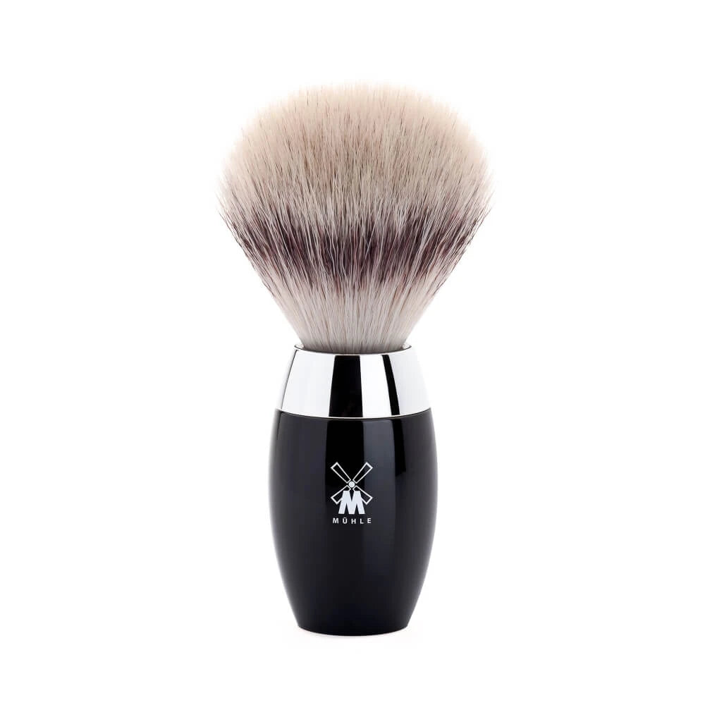 Mühle Shaving Silvertip Fibreâ  Barberkost  21 Mm  Kosmo  Sort Kunstharpiks