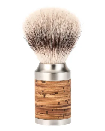 Mühle Shaving Silvertip Fibreâ  Barberkost  21 Mm  Rocca  Rustfrit Stål   Birkebark