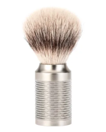 Mühle Shaving Silvertip Fibreâ  Barberkost  21 Mm  Rocca  Rustfrit Stål Mat Finish