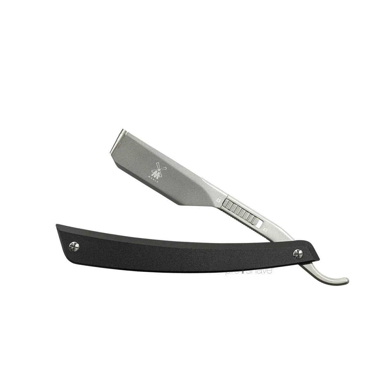 Mühle Shaving Straight Razor Til Udskiftelige Blade Enthusiast Pro Sort