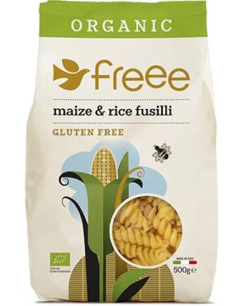 Majs   Ris Fusilli Pasta øko  400 Gram