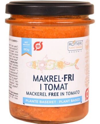 Makrel-fri   Tomat  øko  180 Gram