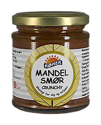 Mandelsmør Crunchy Glutenfri øko  170 Gram