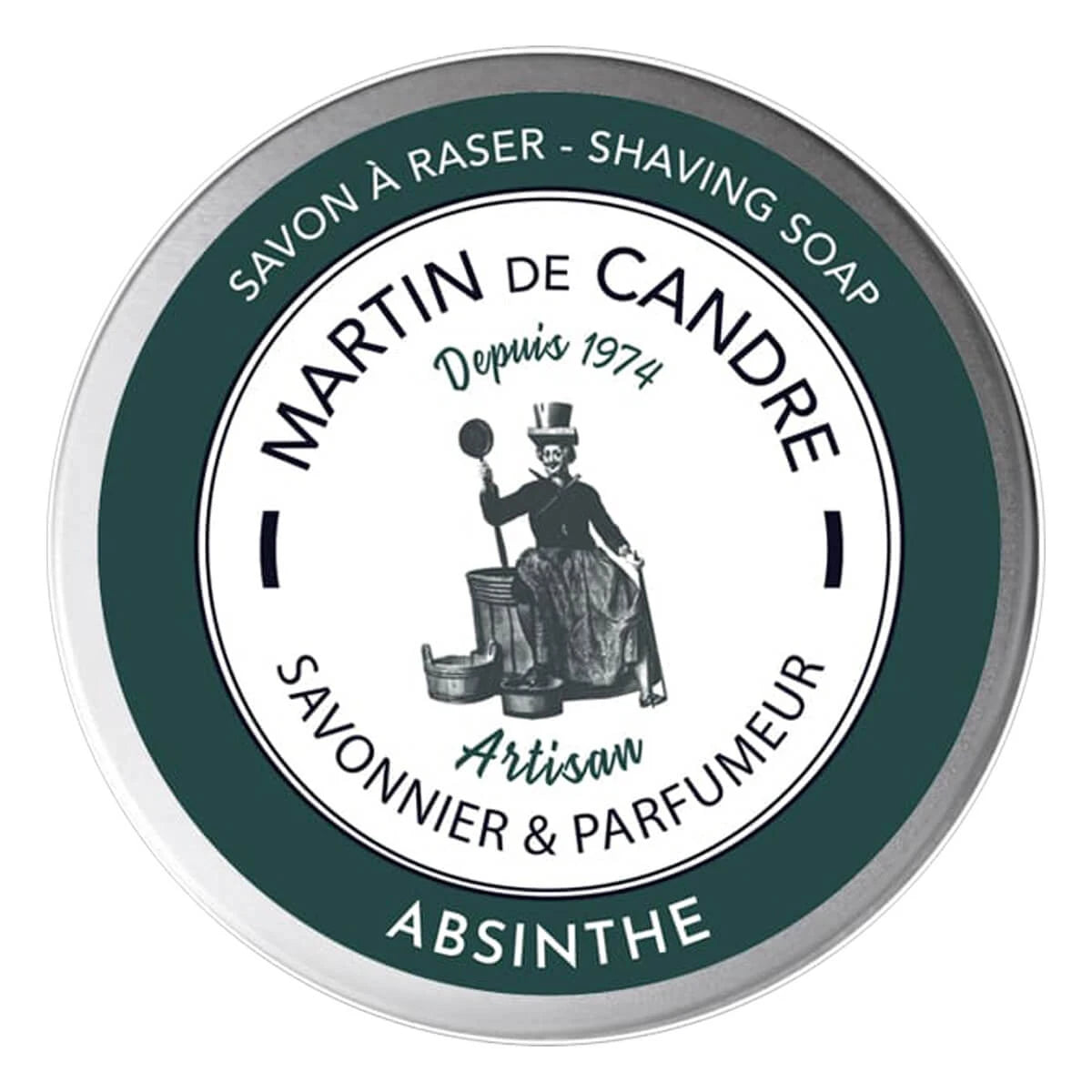 Martin De Candre Barbersæbe  Absinthe  50