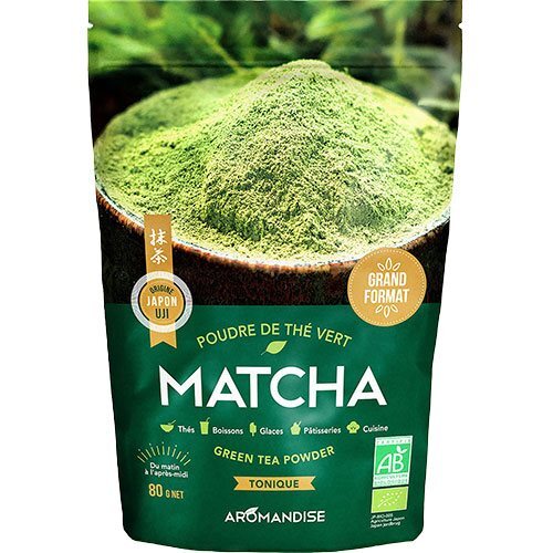 Matcha Grøn Te Pulver økologisk 80 Gram
