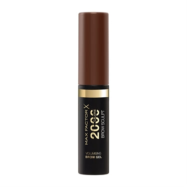 Max Factor 2000 Calorie Brow Sculpt 004 Black Brown Volumising Brow Gel