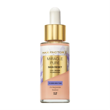 Max Factor Miracle Pure Skin Reset   In   Serum Foundation 10-30 Fair 30 Ml