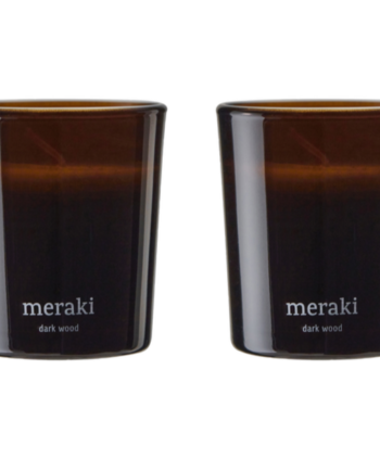 Meraki Duftlys  Dark Wood    Stk  7cm   6cm