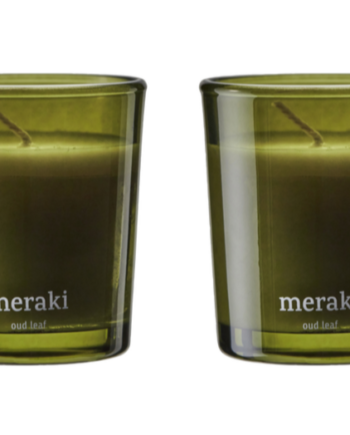 Meraki Duftlys  Oud Leaf    Stk  7cm   6cm