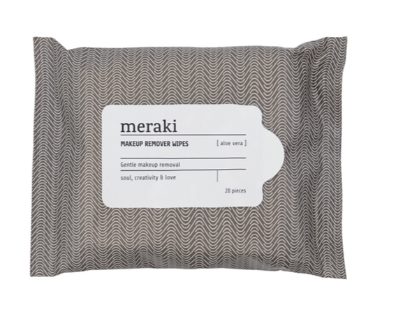 Meraki Makeup-fjerner Servietter  Aloe Vera  50 Gsm Spunlace  20 Stk Pk