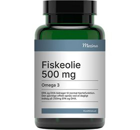 Mezina Fiskeolie Omega- 500 Mg 180 Kap