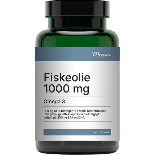 Mezina Fiskeolie Omega-  1000 Mg 120 Kapsler