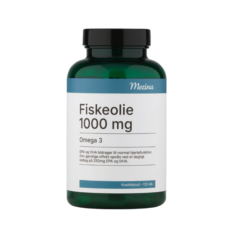 Mezina Fiskeolie Omega- 1000mg