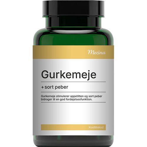Mezina Gurkemeje   Sort Peber 120 Kapsler