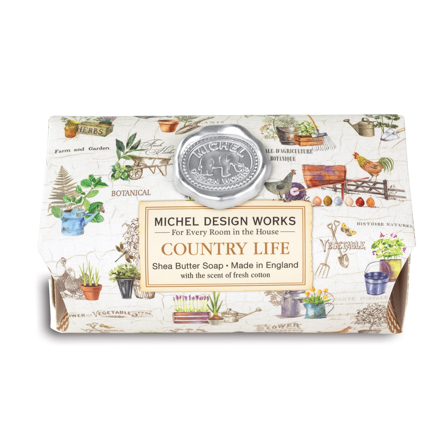 Michel Design Stykke Hånd- Og Badesæbe Country Life 246