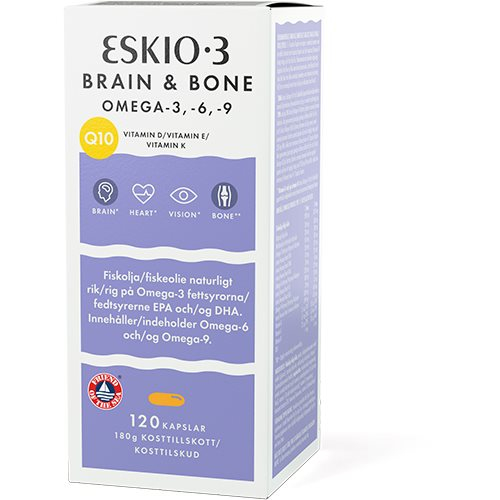 Midsona Eskio3 Brain   Bone Omega         120 Kapsler