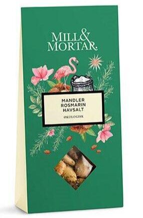 Mill   Mortar  Mandler    Rosmarin   Havsalt    100g